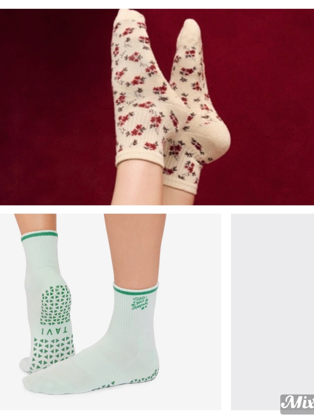 bundle (3) Pairs - Grip socks MoveActive, Tami Yoga Sport Pilates $40